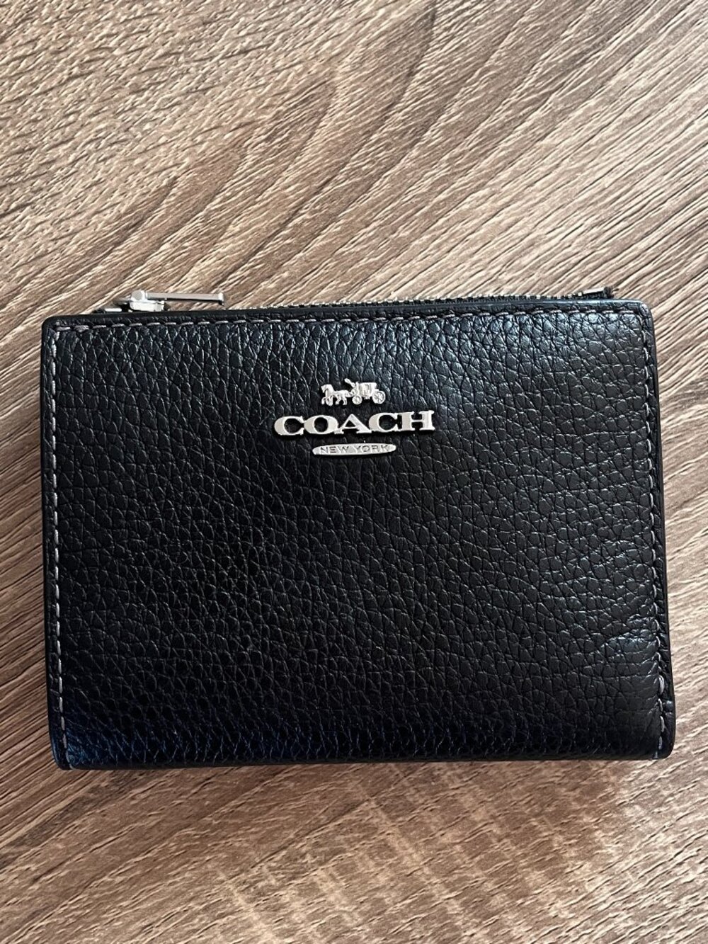 Coach Black Bifold Leather Wallet